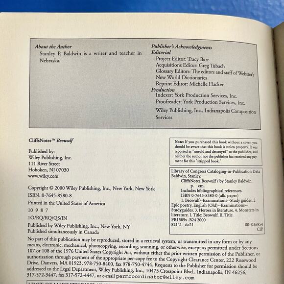 Cliff Notes: Beowulf - Picture 5 of 8